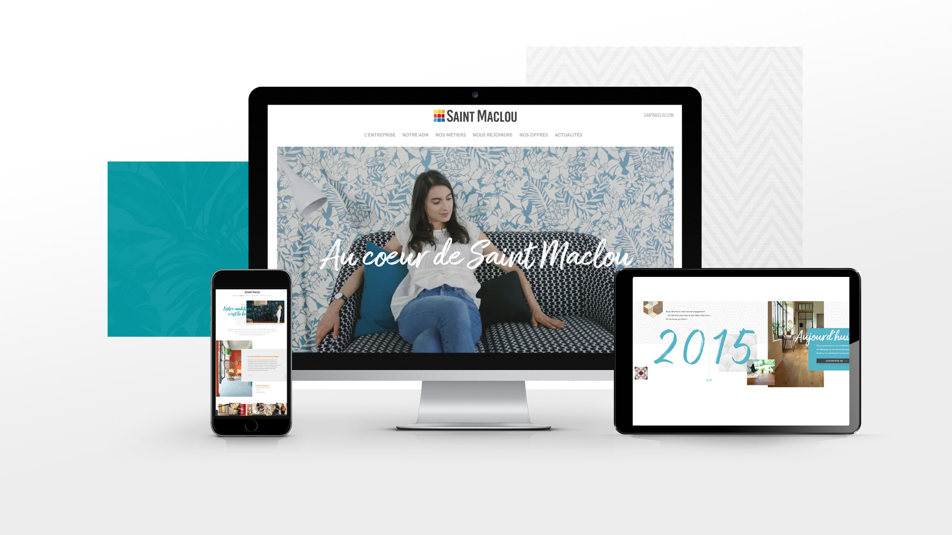 Site corporate de Saint Maclou