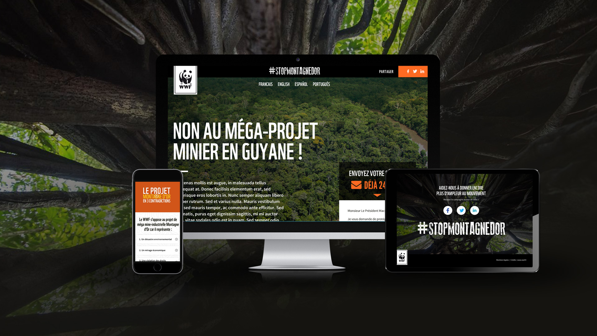 Plateforme de pétitions de WWF France