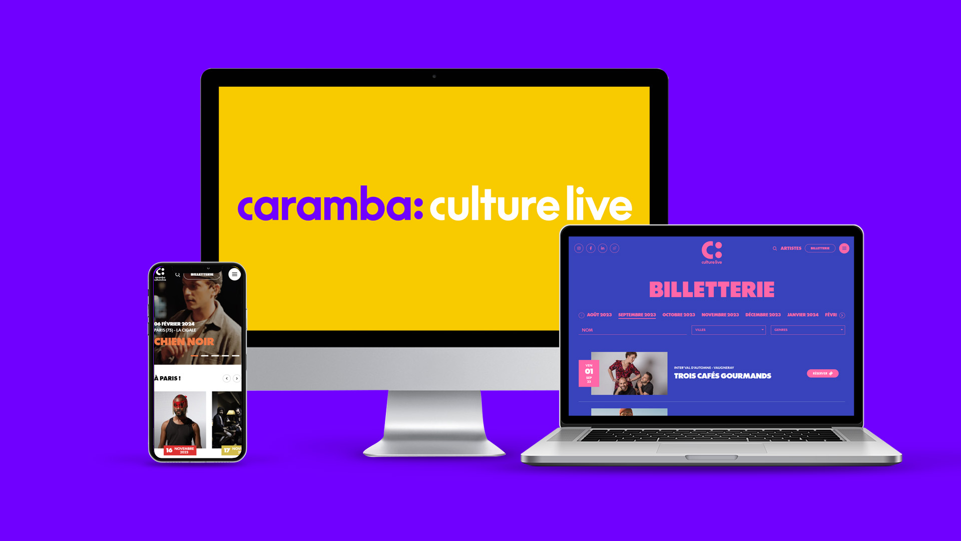 Site internet de Caramba